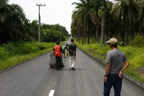 152,3 Km Jalan Kabupaten Siak Ditangani dan Libatkan CSR Perusahaan