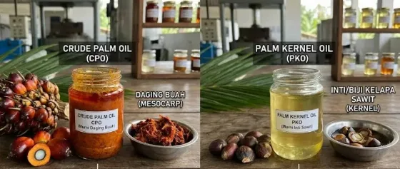 PKO dan CPO Merupakan Dua Jenis Minyak yang Berbeda