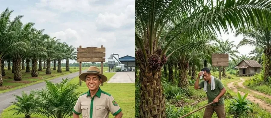 Peran Penting Petani Sawit Plasma dan Swadaya Dalam Rantai Pasok Sawit Nasional