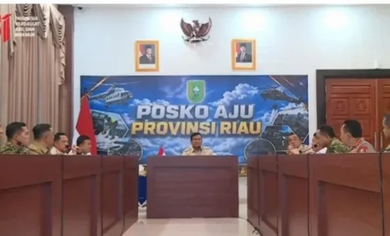 Presiden Prabowo Apresiasi Penanganan Karhutla di Riau
